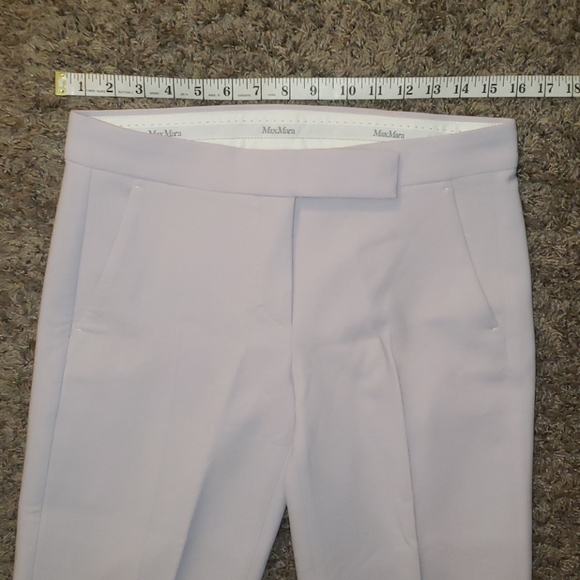 Maxmara EUC LIGHT Gray Wool  straight leg trousers MADE IN ITALY - Picture 4 of 8